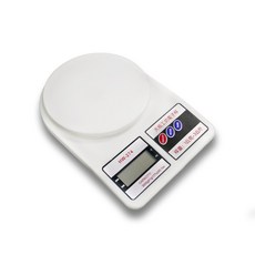 天瓶工坊 電子秤【恆樂居家】, 白色, SF-400, 3kg
