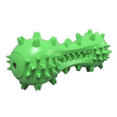 狗狗耐咬玩具 發聲磨牙棒 長條型寵物潔牙玩具, 1個, 骨頭型綠色