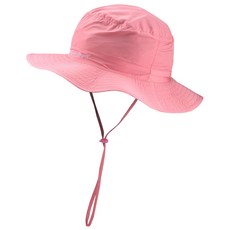 SNOW TRAVEL AH-23抗UV透氣快乾休閒帽，戶外遮陽防曬，透氣舒適，可調節帽帶, 桃紅
