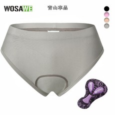 WOSAWE女士自行車騎行內褲3D加厚硅膠坐墊短褲舒適透氣三角內褲 公路車服 騎行褲 單車服 單車上衣 自行車褲 單車褲