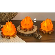 모닥불 감성 캠핑 불멍 LED 무드등