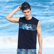 AIRWALK 男款衝浪無袖上衣 夏威夷印花款 YAWe5052