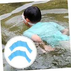 어린이 주니어 수영 연습 손 착용 실리콘 물갈퀴 키즈 물놀이 수중 운동 보조, 상세페이지 참조