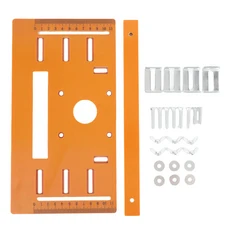 전기 원형 톱 트리머용 커팅 머신 베이스 플레이트 엣지 가이드 목공 라우터 밀링 플립 보드 도구, [01]28x15cm, 1개