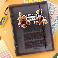 [달토상단] A5 6공 PP바인더, 블루핑크