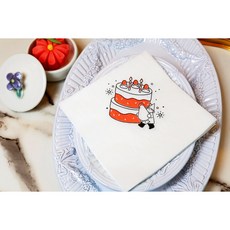 더 냅킨 생일 인쇄냅킨 칵테일냅킨, 1박스, 3000개입, 케이크 요정1