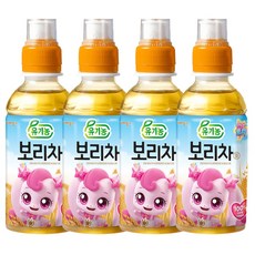 웅진 캐치 티니핑 유기농 보리차, 200ml, 4개