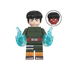 나루토 미니 호환 블록 피규어 모든 애니 캐릭터 조립 완구, 36 WM2118 리 록, 1개