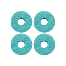 鼓配件毛氈墊圈組，有效減少震動，保護鈸片，提升鼓組音色, 藍色, 1套