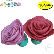 JINI 장미 만들기 10인용 클레이아트