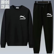 千紙鶴 衛衣套裝 男大碼運動兩件套 寬鬆春秋新款 男士衛衣衛褲 休閒運動套裝