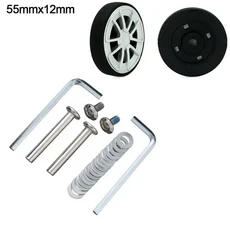가방 부품 수리 여행 비엔티안 교체 액슬 여행용 키트 수하물, 55mm x 12mm