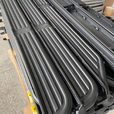 차량용 페달 발판 보조발판 튜닝 자동차 사이드페달 옆발판 스텝, 2. 쌍, 1. 조명 없이, 2. 블랙 디스커버리 3/4