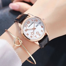 時尚潮流女士石英手錶 簡約夜光防水女錶