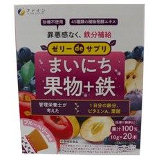 FINE JAPAN Jelly for me 每日水果+鐵 20入, 1個, 200g