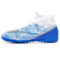 男童高幫AG長釘人造草地訓練鞋TF碎釘2398批發