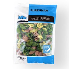 푸르맘 국산 우리밀 삼색 수제비, 1개, 1kg