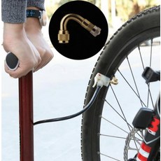 타이어밸브 연장 어댑터 공기주입구 각도조절 아답타, 1개, A