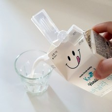 우유 밀봉 클립 2개입 우유팩 밀폐 홀더 마개 집게