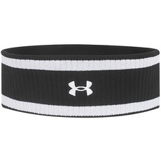 언더아머 스포츠 헤어밴드 UA 라이트웨이트 Terry HeadBand 블랙-화이트 로고, 상세설명참조, 1, 1개