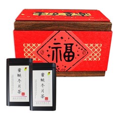 鑫龍源有機茶園 鴻福杉林溪有機茶葉禮盒180g-300g/附提袋組 (有機驗證金萱/綠茶/蜜香), 1個, 有機蜜蜒霜雪冬片茶葉50gx6罐共300