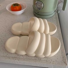 푹신한 구름 슬리퍼 실내 임산부 조리원 사무실 푹신한실내화 도림 키높이 방지 사무실슬리퍼, 1개, 36-37 로즈 레드