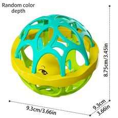 진동 핸드벨 청각 기술 훈련 촉각 자극 감각 발달, 1개, 2. Green ball