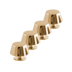 오키도키 가방 바닥 부착 메탈 스터드 가방발, 골드, 1세트