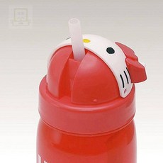 스토어-소유 휴대용물통 헬로키티 빨대물통 350ml