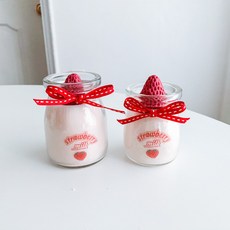 [야화] 캔들 용기 유리 푸딩병 100ml 150ml 200ml, 1개