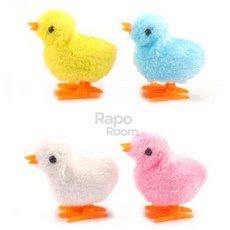 라포룸 병아리태엽장난감 색랜덤1p 움직이는장난감, 태엽병아리-색상랜덤