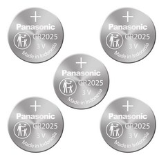 벤츠 구형 스마트키 건전지 5알 CR2025 파나소닉 리튬 배터리, 1세트, 5개입