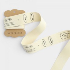 패션스타트 dear my today 면라벨테이프 38mm 1개입, 1개, 멀티