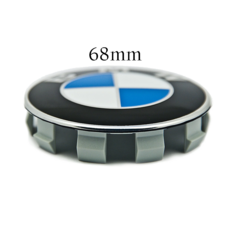 BMW 휠캡 엠블럼 56mm 휠센터캡 로고, 1개, 블루 화이트, 68mm, 1개
