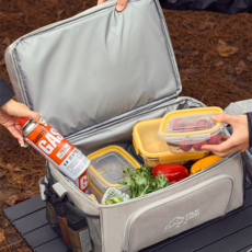 콜콜러브 보온 보냉가방 보온 보냉백 쿨러백 캠핑용 피크닉용 차량용 보온백 골프 쿨러백, 1개, 카키