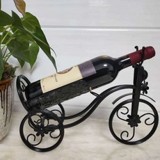 創意自行車紅酒架擺件 客廳酒櫃裝飾 葡萄酒瓶架 鐵藝擺件, 1個