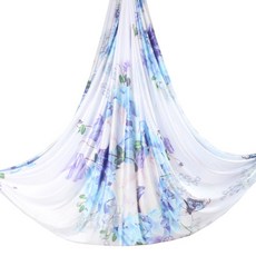 플라잉 요가해먹 5M 무늬 화려한, 1개, 43_블루 요정