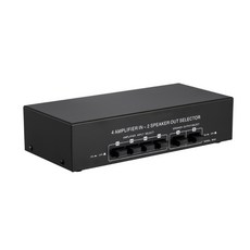 오디오 AMP 앰프 / 스피커 선택기 스위치 스플리터 박스 4 in 2 Out Switcher