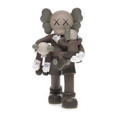 카우스 피규어 아트토이 팝아트 작품 KAWS Figure 홀리데이 컴패니언 클린슬레이트 Clean Slate, 브라운, 1개