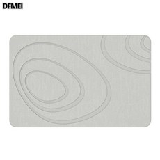 DFMEI 硅藻泥軟墊浴室吸水地墊衛生間腳墊廁所門口防滑家用速幹, 1個, a條紋-22