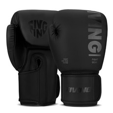FIVING 복싱 글러브 MMA 트레이닝 글러브 성인 남녀 10 12 14 16oz, 1세트, 블랙 1세트, 블랙