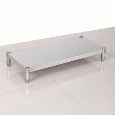 스테인레스 철제 업소용 받침대 다용도 상부 작업대 바닥, 1단, 두꺼운 직사각형 70x45x15cm
