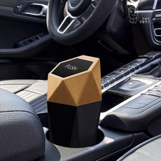 쓰레기봉지 차량용 쓰레기통 휴지통 차량 폐기물통, 레드