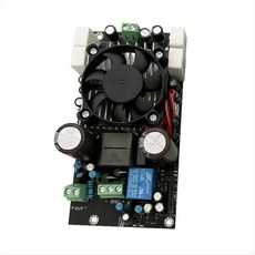 HIFI IRS2092S 1000W 클래스 D 디지털 전력 증폭기 보드 서브 우퍼 전체 주파수 전원 앰프 보드 DC45V-80V, 검은색