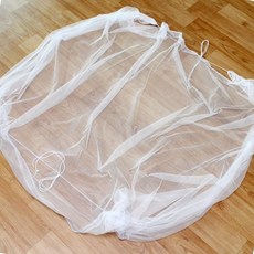 끈있는방충망 아기침대 모기장 큰사이즈 여름 유모차방충망 대형 시력보호창 시력보호용비닐커버, 없음