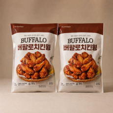 마니커 버팔로 치킨윙봉, 2개, 1kg