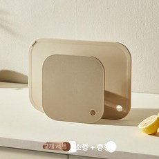 초정상점CHOJEONGSTORE 선물 국산스텐도마, 소형+중형 세트, 기본 색상