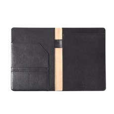 톤랜드 베이직 가죽 메모패드, 블랙, 1개, 1매