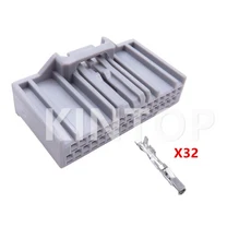 자동차 차량용 와이어 케이블 커넥터 탐색 중앙 제어 계기 소켓 혼다 용 32핀 MX34032SF1 1세트, 04 1 Set Female, 1개