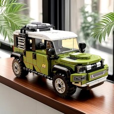 녹색 오프로드 차량 빌딩 블록 모델 311pcs, 1